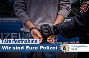 Polizeipräsidium Mainz: POL-PPMZ: Gau-Algesheim - Täterfestnahme nach Einbruchsdiebstahl