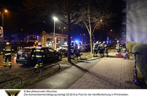Feuerwehr München: FW-M: Nächtlicher Kellerbrand (Neuhausen-Nymphenburg)