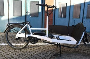 Polizeiinspektion Delmenhorst / Oldenburg - Land / Wesermarsch: POL-DEL: Landkreis Wesermarsch: Eigentümer eines hochwertigen Lastenfahrrades gesucht