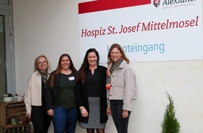 Alexianer-Verbund: PRESSEMITTEILUNG  SPD-Fraktionsvorsitzende Sabine Bätzing-Lichtenthäler übernimmt Schirmherrschaft für das Hospiz St. Josef Mittelmosel – Besuch zur offiziellen Vorstellung der Einrichtung