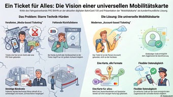 Fahrgastverband PRO BAHN e. V.: Fahrgastverband PRO BAHN fordert eine Mobilit&auml;tskarte f&uuml;r Alles