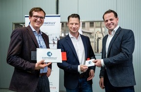 CUSTOMCELLS®: Deutscher Batterie-Pionier schließt Series-A-Finanzierungsrunde ab: 60 Millionen Euro für Customcells