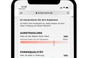 L'ORÉAL Austria, Germany, Switzerland: Dank künstlicher Intelligenz: SKIN GENIUS macht digitale Hautanalyse und -beratung möglich
