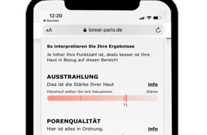 L'ORÉAL Deutschland GmbH: Dank künstlicher Intelligenz: SKIN GENIUS macht digitale Hautanalyse und -beratung möglich