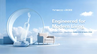 ECOVACS GLOBAL PTE. LTD.: Tineco pr&auml;sentiert auf der CES 2026 ein modernes Wohnkonzept und sein neuestes smartes Reinigungsportfolio