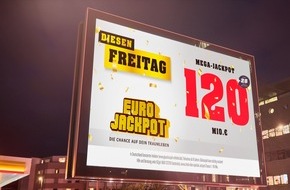 Eurojackpot: Geschafft: Eurojackpot nach 18 Ziehungen geknackt / Zwei Tipper aus NRW und Rheinland-Pfalz teilen sich 120 Millionen