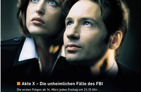 Kabel Eins: Die Wahrheit ist irgendwo da draußen! / Kabel 1-Werbekampagne zum Serienstart von "Akte X" / Die Originale! Serien bei Kabel 1!