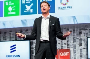 Ericsson GmbH: Ericsson-CEO Vestberg auf der CeBIT: "Der digitale Wandel braucht Hochleistungsnetze" (FOTO)