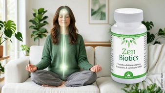 Dr. Jacob's Medical GmbH: NEU: Zen Biotics&reg; von Dr. Jacob's, f&uuml;r mehr Balance in Darm und Psyche * / das innovative Psychobiokum mit 9 Bakterienst&auml;mmen (6 Milliarden KBE) + GABA