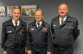 Freiwillige Feuerwehr Werne: FW-WRN: Neue Wehrleitung: Tenk und Schubert folgen auf Mehringskötter