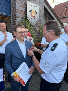FW-WRN: Löschgruppe Langern feierte rund gelungenes Feuerwehrfest