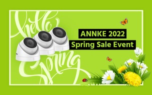 ANNKE Innovation Co., Ltd.: ANNKE Spring Sale 2022 geht online - bis zu 20% Rabatt auf alle intelligenten Sicherheitslösungen