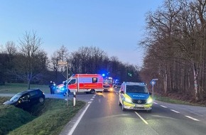 Polizei Coesfeld: POL-COE: Nordkirchen, K 2/ Alkoholisiert in den Graben gefahren