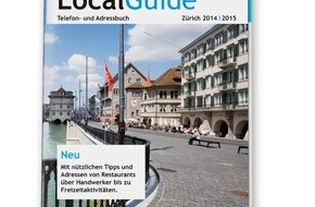 localsearch: Der neue Local Guide Zürich: Das offizielle Telefonbuch - jetzt anders (BILD)