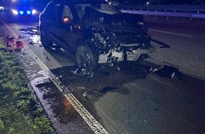 Polizeiautobahnstation Kaiserslautern und Zentrale Verkehrsdienste: POL-PASTKL: Unter dem Einfluss von Alkohol Verkehrsunfall verursacht