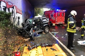 Feuerwehr Sprockhövel: FW-EN: Schwerverletzter bei Unfall in der Stefansbecke