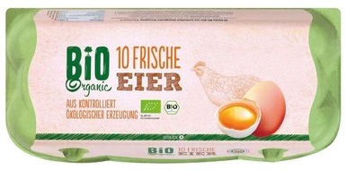 Lidl: Die Eifrisch-Vermarktung GmbH & Co. KG  informiert über einen Warenrückruf des Produktes "Bio-Eier [Gr. M, L, XL], 10er Packung"
