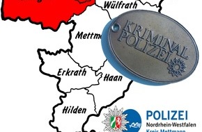 Polizei Mettmann: POL-ME: Einbrüche aus dem Kreisgebiet - Heiligenhaus / Ratingen - 0808011