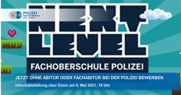 Polizei Coesfeld: POL-COE: Kreis Coesfeld / Infoveranstaltung der Polizei zur Einstellung mit dem mittleren Bildungsabschluss