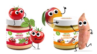 Presseinfo: Freche Freunde präsentiert vegane Brotaufstriche für Kinder