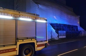 Feuerwehr Dorsten: FW-Dorsten: +++ Windböen sorgten für Einsätze +++