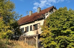 Polizeipr&auml;sidium Westpfalz: POL-PPWP: Brand einer Gartenlaube - Feuer greift aus Wohnhaus &uuml;ber