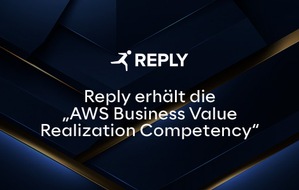 Reply Deutschland SE: Reply erh&auml;lt die &bdquo;AWS Business Value Realization Competency&ldquo;