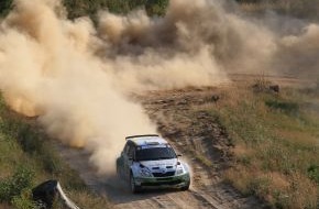 Skoda Auto Deutschland GmbH: Rallye Sibiu: Wiegand/Gottschalk mit WP-Bestzeit zu Beginn von Tag 2 (BILD)