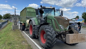 Polizeiinspektion Landstuhl: POL-PILAN: Traktor missachtet Durchfahrtsbeschränkung