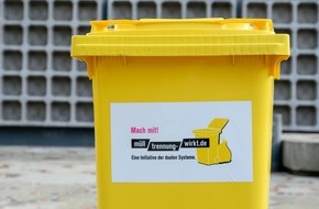 Initiative "Mülltrennung wirkt": Corona-Krise: Richtige Mülltrennung bleibt wichtig - Sonderregelungen für Haushalte mit infizierten Personen