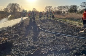 Kreisfeuerwehr Rotenburg (Wümme): FW-ROW: Flächenbrand in Tarmstedt
