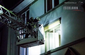 Feuerwehr Iserlohn: FW-MK: Zimmerbrand am Grüner Weg