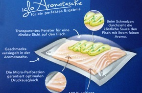 iglo Deutschland: Schütteln statt rühren: iglo Feinschmecker Saftige Ofenfilets in der innovativen Aromatasche als kulinarisches Highlight zum Feierabend (BILD)