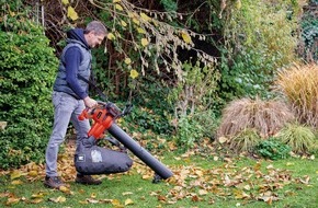 Einhell Germany AG: Leaf-free with the new Power X-Change cordless leaf blower/vacuum from Einhell