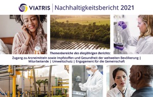 Mylan Germany GmbH (A Viatris Company): Pressemitteilung: Viatris veröffentlicht Nachhaltigkeitsbericht 2021 zu Entwicklung, Ergebnissen sowie Zielen des Unternehmens