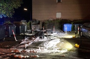 Polizei Aachen: POL-AC: Brennende Mülltonnen in Eschweiler - Kripo ermittelt wegen Brandstiftung