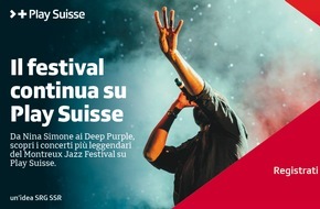 SRG SSR: Il Montreux Jazz Festival su Play Suisse