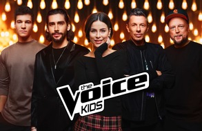 SAT.1: "The Voice Kids"-Weihnachtspost: Lena Meyer-Landrut, Wincent Weiss, Alvaro Soler und Michi Beck & Smudo suchen ab 7. Januar die #VoiceKids 2024