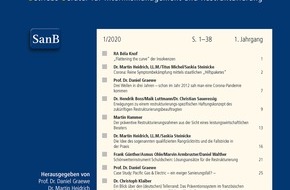 dfv Mediengruppe: "Der Sanierungsberater" print & online - Neue juristische Fachzeitschrift zum Thema Restrukturierung und Interimsmanagement