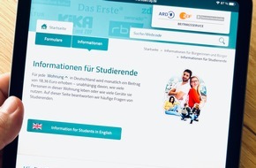 ARD ZDF Deutschlandradio Beitragsservice: Start des Wintersemesters: Beitragsservice informiert über Regelungen zum Rundfunkbeitrag für Studierende