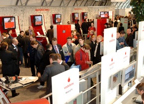 Vodafone Zentrale, CeBIT-Stand und Shop