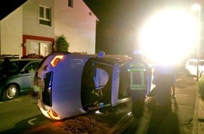 Feuerwehr Hattingen: FW-EN: PKW-Fahrerin wird bei Verkehrsunfall verletzt