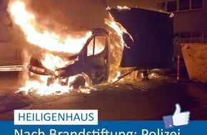 Polizei Mettmann: POL-ME: Brandlegung geklärt: Polizei nimmt dringend Tatverdächtigen fest - Heiligenhaus - 2211127
