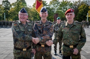 Presse- und Informationszentrum der Streitkräftebasis: Wechsel an der Spitze des Streitkräfteamtes/ Generalmajor Franz Weidhüner tritt in den Ruhestand