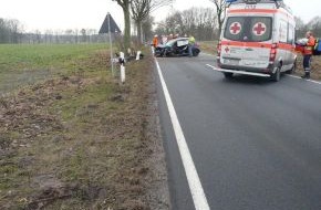 Polizeiinspektion Harburg: POL-WL: Bahlburg - Schwerer Verkehrsunfall