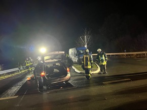 FW Borgentreich: Verkehrsunfall mit verletzen Person B241 / Lütgeneder