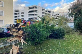 Feuerwehr Konstanz: FW Konstanz: Unwetterlage fordert die Feuerwehr