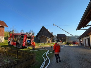 KFV Bodenseekreis: Großeinsatz bei Wohnhausbrand