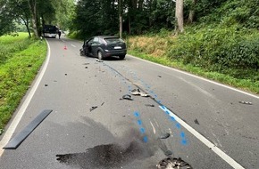 Kreispolizeibeh&ouml;rde Oberbergischer Kreis: POL-GM: Zwei Verletzte nach Frontalzusammensto&szlig;