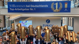 Zurich Gruppe Deutschland: Zurich ist Deutschlands Top-Arbeitgeber 2022